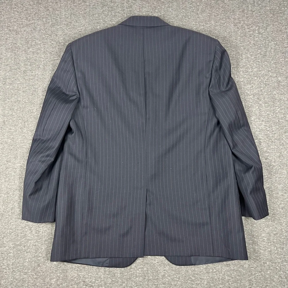 Vintage Brooks Brothers Golden Fleece 2 Piece Suit Men 44R Pinstripe Wool USA